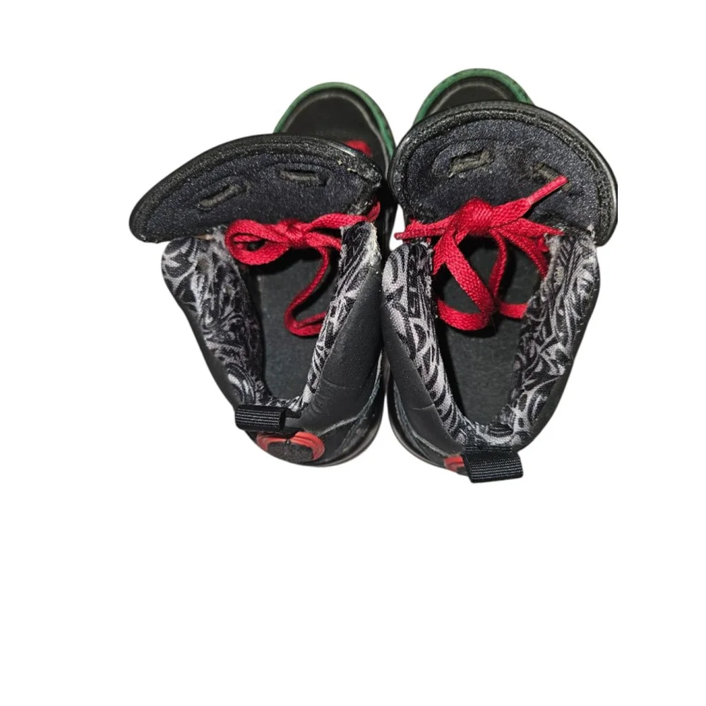 Nike Air Jordan Spizike Black Varsity Red Classic Green 317700-026 Size 11C